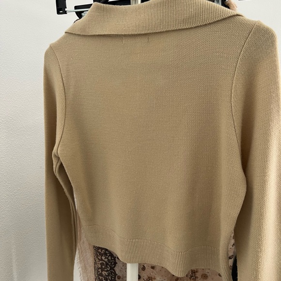BP Beige Ribbed Knit Top - Picture 2 of 3